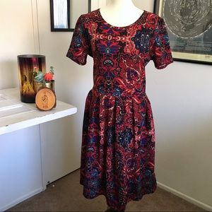 LuLaRoe Amelia Dress in Kaleidoscope